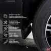 OMAC Mud Flaps Mudguard for Dacia Dokker 2012-2021 Rear Plastic Black 2X
