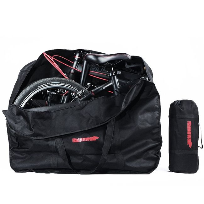 Folding Bicycle Storage Bag, Fits 16 to 20 Inches, Includes Dedicated Case, Convenient for Cycling, Touring, Carrying, and Carrying