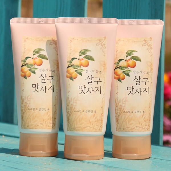 LG Household &amp; Health Care Debon Apricot Massage Scrub &amp; Foam Cleansing 3pcs