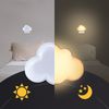 Night Light Socket with Twilight Sensor Socket Light LED Clouds Wall Lamp Nursery Nursing Light Baby First Equipment Newborn