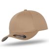 Flexfit Unisex Wooly Combed Baseballkappe, khaki, XXL