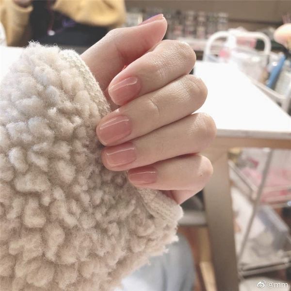 Entrance Ceremony Entry Ceremony For Wedding, Party, Afterparty, Handmade Nail Tips Kimono Nail Bright Colors Elegant Temperament Plain Nail Tips 24pcs Elegant Transparent Jelly Short Plain Cute Wedding Bridal