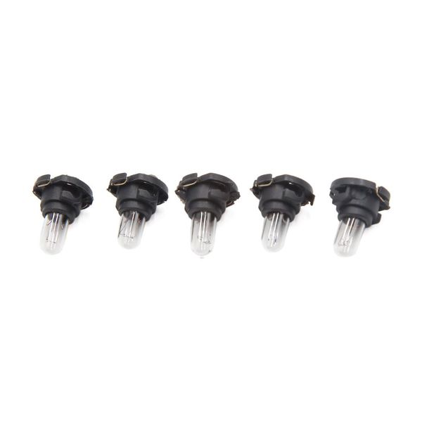 uxcell 5pcs T5 Amber Dashboard Indicator Signal Light Bulb for Car Internal