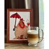 Aine Cross Stitch kit A1005 Coffee Break