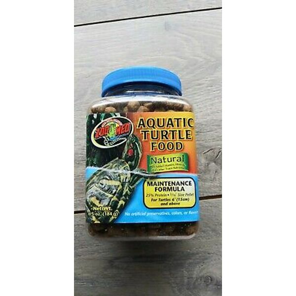 Zoo Med Natural Aquatic Turtle Food, Maintenance Formula, 6.5 Ounce