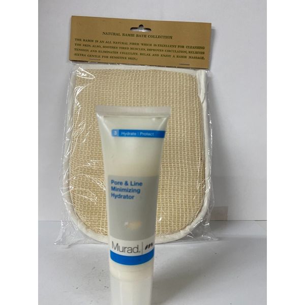 Murad pore & line minimizing hydratore 1.7 oz & Remi mitt