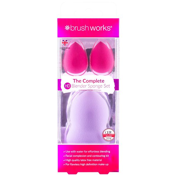Brushworks HD Complete Blending Sponge Set