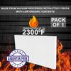 2" Refractory Ceramic Fiber Insulation Board 2300F 19.7" X 39.4" 