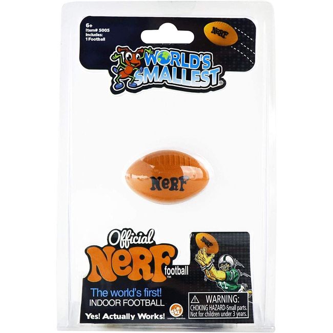 Worlds Smallest Nerf Football