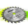 7" Framing 24 Tooth Wood Razor Sharp Edges Laser-cut Channels Circular Saw Blade