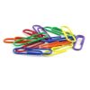 3 X Value 50mm Paperclip - Assorted Colour (Pack of 125)