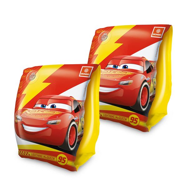 Mondo Toys - CARS Arm Bands - Sicherheitsarmlehnen für Kinder - Material PVC - geeignet für Kinder von 2 bis 6 Jahren mit Gewicht 6 - 20 kg - 16926