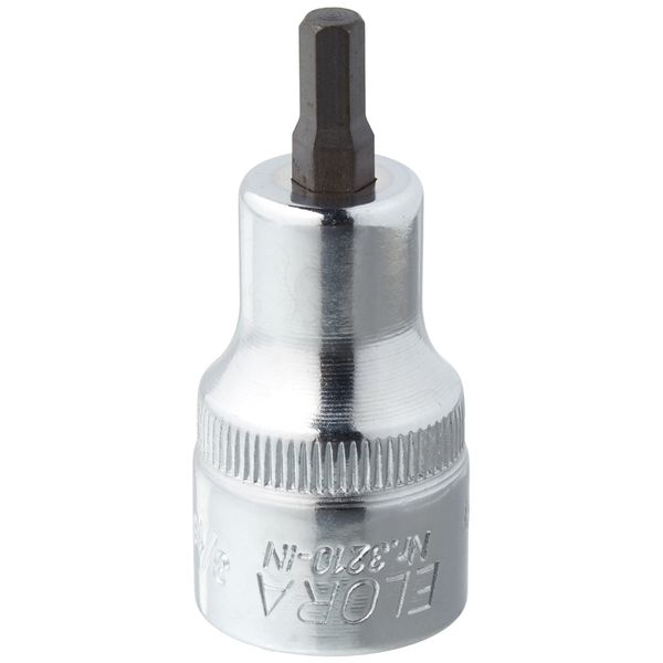 Elora 3210100092000 Screwdriver Socket, Silver/Grey, 1/2-Inch Hex 3/16-Inch