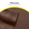 1500 Supreme Collection King Sheet Sets Brown - Luxury Hotel Bed Sheets and