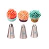 6 Tips, 6 Tips, Flower Tips, 2D, Cherry Tips, 2F, Star Tips, 3.3 ft (1 m), Cream Cake Tips, Squeezer, Meringue Cookies
