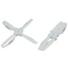 Microheli Plastic Folding 4-Blade Propeller 4045 CW/CCW W/Bracket (WHITE)