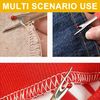 6PCS Seam Ripper Kit - 2 Large 2 Small Stitch Removers - 2 Thread Scissors - Sewing Tools for DIY Needlework & Fabric Cutting (Multicolor)