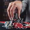 Poker Chip Set - 11.5g Poker Set with Cards, Buttons, Carrying Case, and 500 Poker Chips for Texas Hold'em and Blackjack Games by Trademark Poker