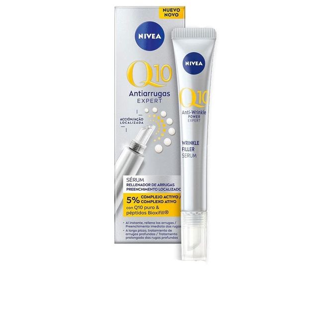NIVEA Q10 Expert Anti-Wrinkle Serum Treatment Concentrate (15 ml), Firming Serum Visibly Reduces Wrinkles and Fine Lines, Filler Serum