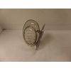 Soap Dish Holder Clear Gray Plastic W/ Suction Cups By Home Collection