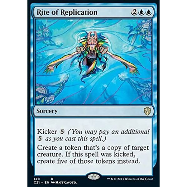 MTG Magic: The Gathering - Rite of Replication (128) Commander 2021 C21