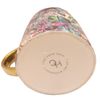Lepard Mug with Jungle Pattern on a Cream Backround & Gold Handle 8.8 CM Drinks