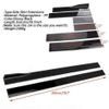 78.7" Side Skirt Rocker Panel Lip Splitter Diffuser For 90-97 Mazda Miata NA MX5