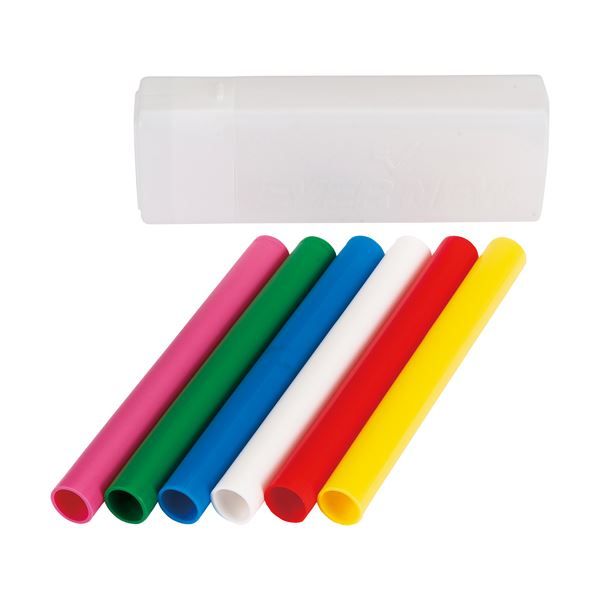 (Summary) Relay Baton Plastic 6-Color Set Small EGA186 (x3 Sets)