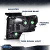 Fit For 2009-2014 Ford F150 Black Headlights+Rea