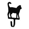 Village Wrought Iron Pet Cat Wall Hook Decorative Small