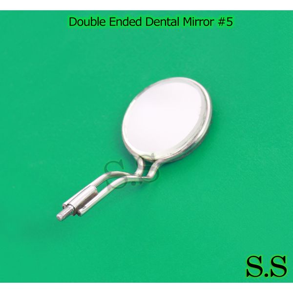 Double Sided Front Surface Mirrors. No.5 Surgical Dental Instruments