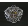 Bohemian Glass Crystal Box Trinket Box (Heart)