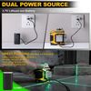 PREXISO Rechargeable 360° Self Leveling Green Laser Level with Tripod Automatic