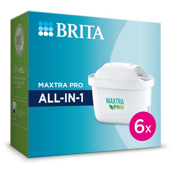 BRITA Maxtra Pro ALL-IN-1 Replacement Filter Pack of 6, Size Altılı PRO
