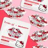 The Crème Shop x Hello Kitty Hydrogel Lip Patch | Vanilla Pudding Flavored - 3 Pack, Shea Butter and Avocado Extract, Moisturizing, Smoothing and Plumping Lip, Prevent Aging, Tone Lip Color, Restore Softness and Improve Elasticity
