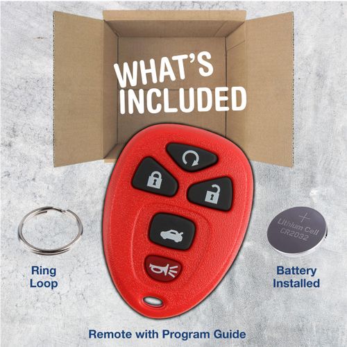KeylessOption Key Fob Replacement for 2004 2005 2006 2007 2008 2009 2010 2011 2012 2013 Buick Chevrolet Chevy Cobalt Malibu Pontiac G5 G6 Saturn Remote, 5-Button 22733524, Locksmith Required