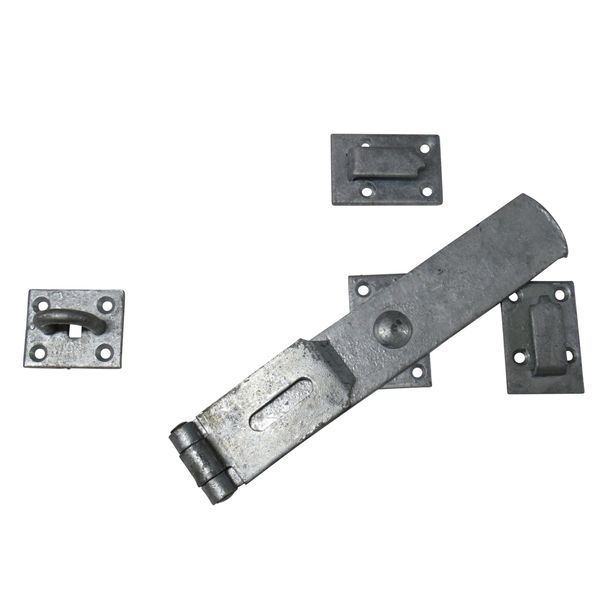Heavy Duty Swivel Hasp & Staple 8" - 24" (Galvanised Locking Gate Door Security)