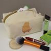 'Fat Cat Standing' Canvas Wash Bag/Makeup Case (CS00044427)