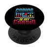 Coding Is My Cardio Code Programmer Coding PopSockets Swappable PopGrip