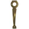 A PERRY Solid Brass Long Throw Lock Gate Handle - Polished Brass
