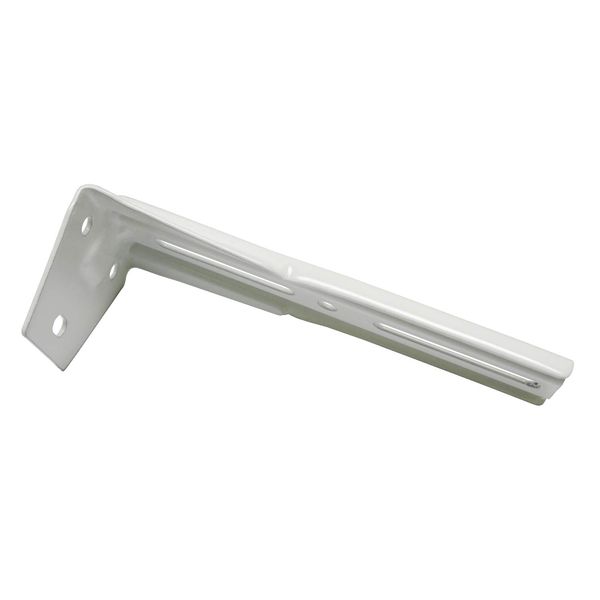 GARDINIA Angle Bracket For 3-Track Panel Curtain Rails, Metal, White