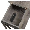 Maykoosh African Artistry Electric Flip Top Table