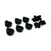 Ufixt Universal Black Control Knobs for Ovens, Cookers and Hobs (Pack of 6)