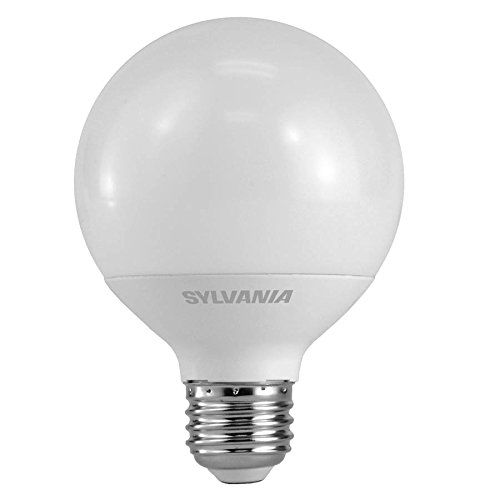 Sylvania Home Lighting 75202 SYLVANIA ULTRA LED G25 Dimmable 40W Equivalent 5000K Light Bulb, Cool White