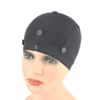 1 Piece Wig Inner Cap Elastic Velcro Non-slip One Size (Black)