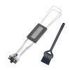 Key Top Pulling Tool Cleaning Brush Mechanical Keyboard 2 in 1 Key Cap Key Switch (with Crevice Brush)