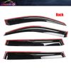 For 14-19 Toyota Highlander Window Visor Guard Shade PC Injectionw / Chrome Trim