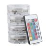 RGB Underwater Light 4pcs/Set LED RGB Lights Waterproof Remote Control