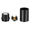 PATIKIL E14 Bulb Holder Light Socket, 3 Pack Thread LED Bulb Lamp Holder for Pendant Lights, Black