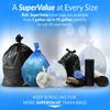 Reli. SuperValue 2-4 Gallon Trash Bags | 2000 Count Bulk | Small | Clear Mult...